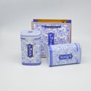 （中国茶礼）青花瓷茶叶罐